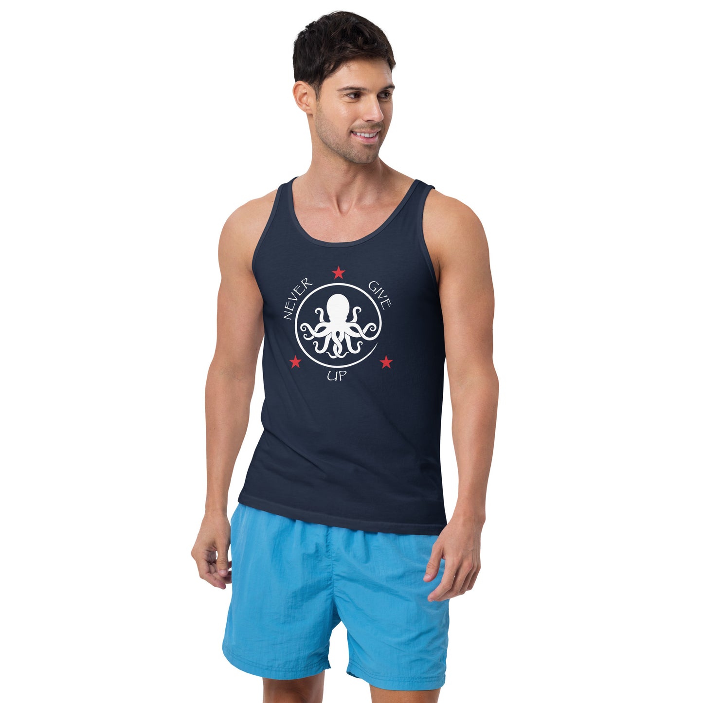 Men's "Never Give Up" Tank Top