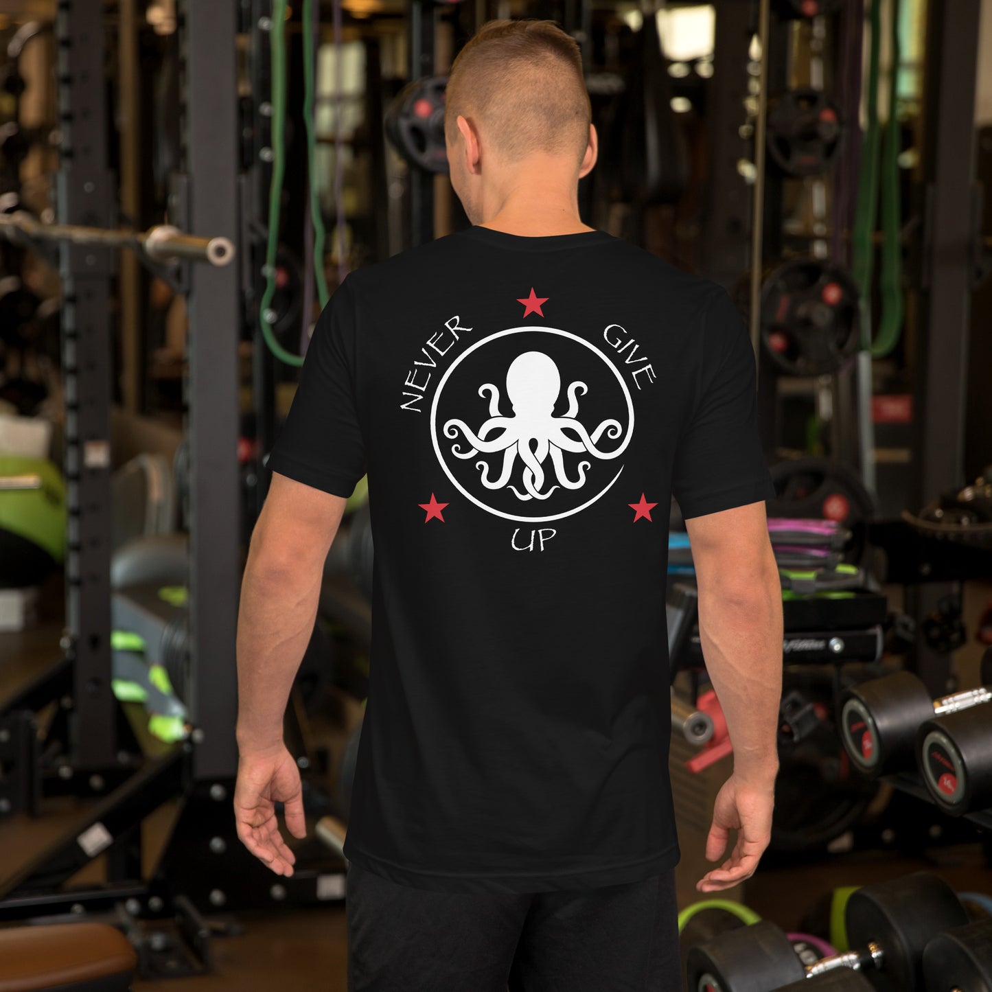 Men's "Never Give Up" t-shirt