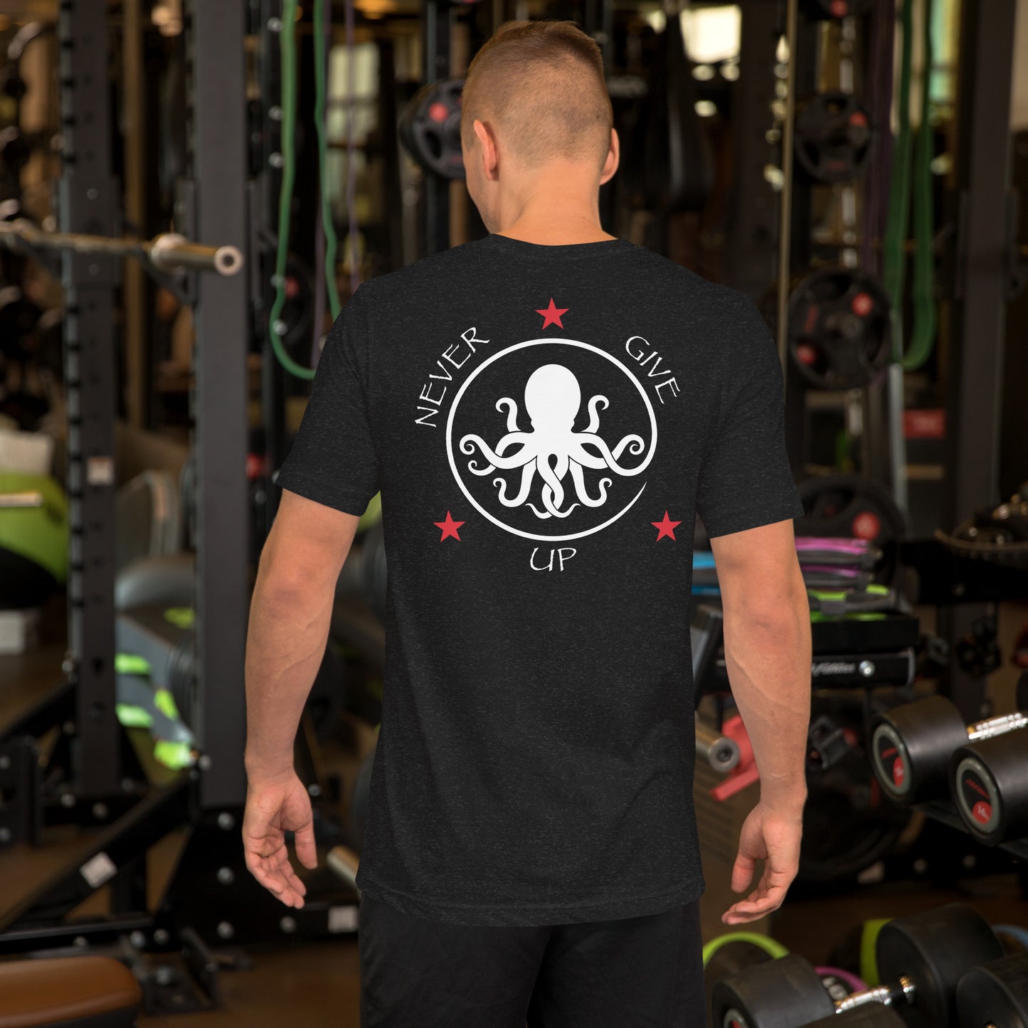 Men's "Never Give Up" t-shirt