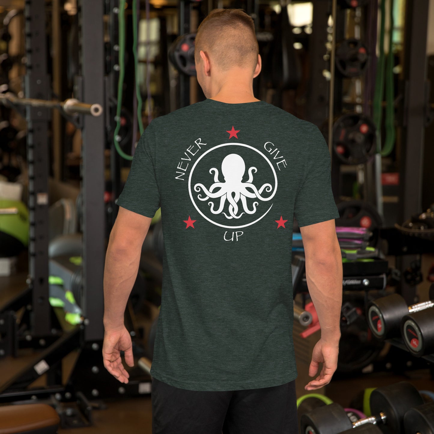 Men's "Never Give Up" t-shirt