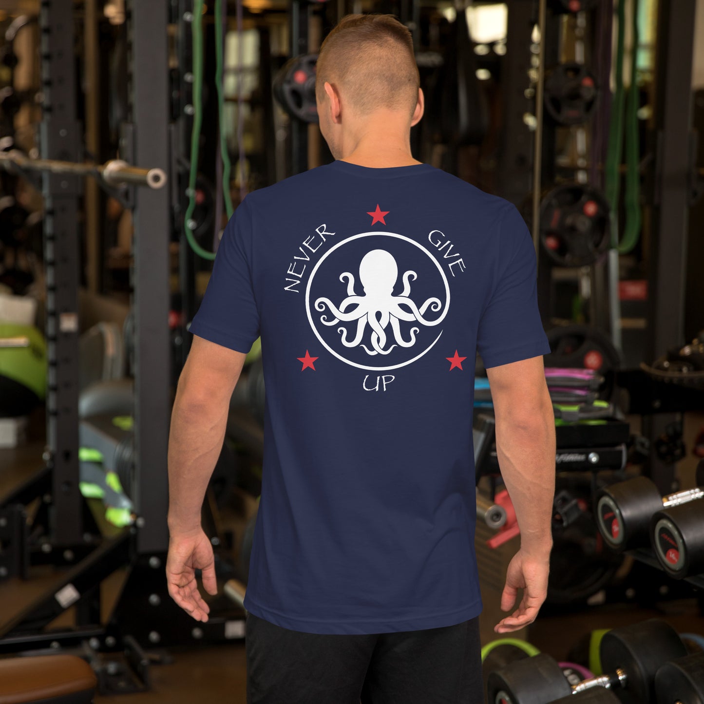Men's "Never Give Up" t-shirt
