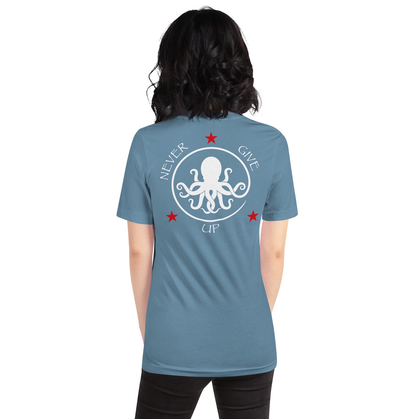 Women's "Never Give Up" t-shirt