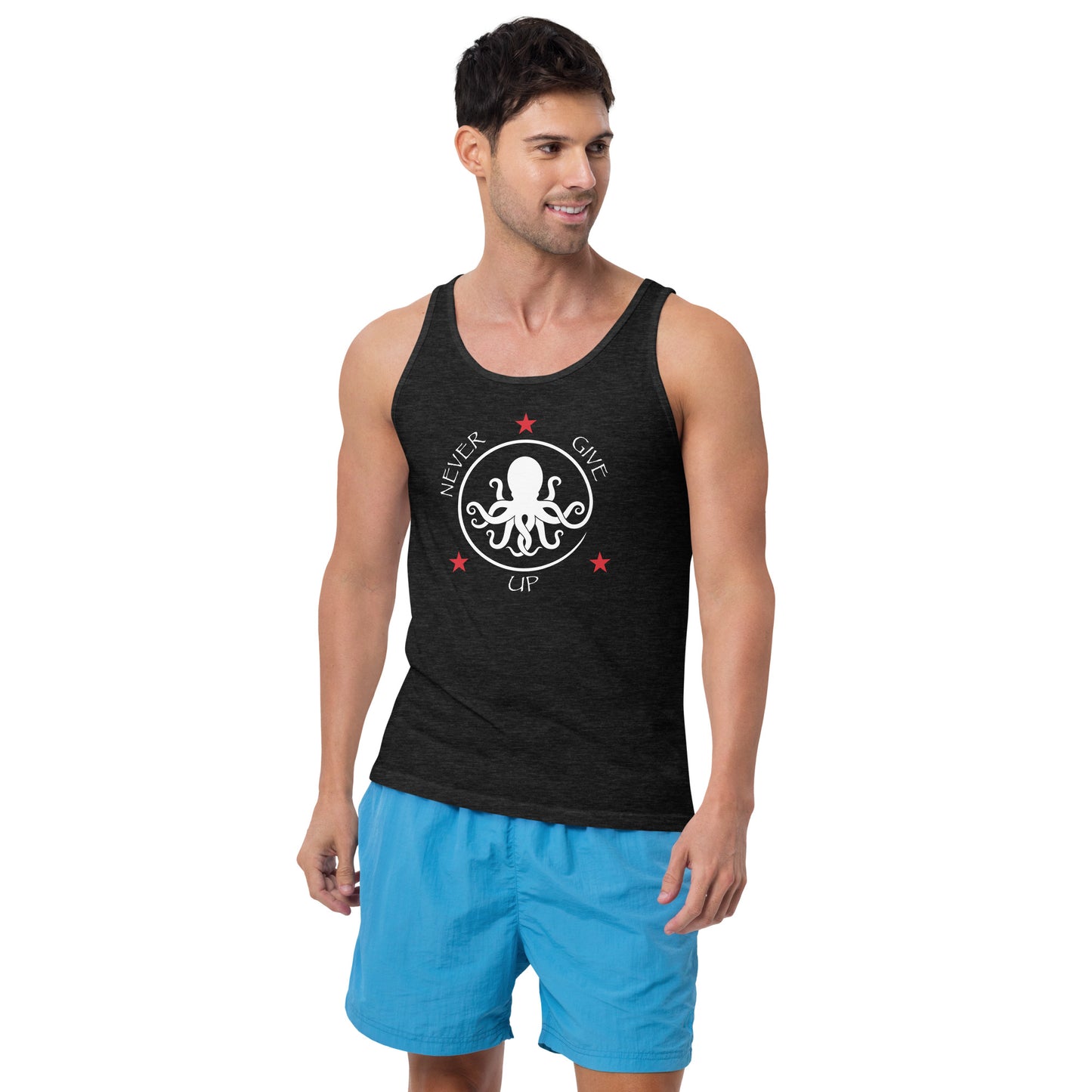 Men's "Never Give Up" Tank Top