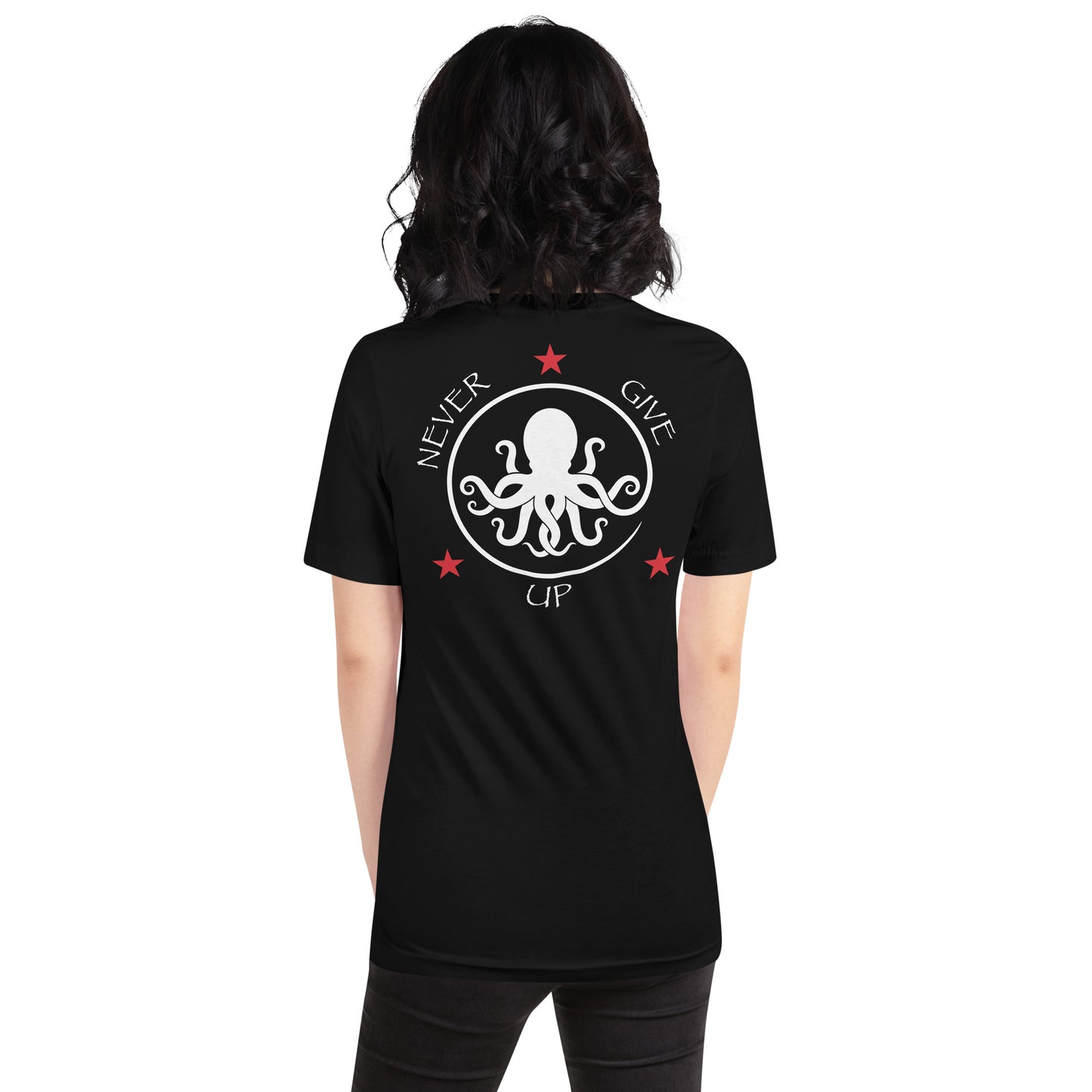 Women's "Never Give Up" t-shirt