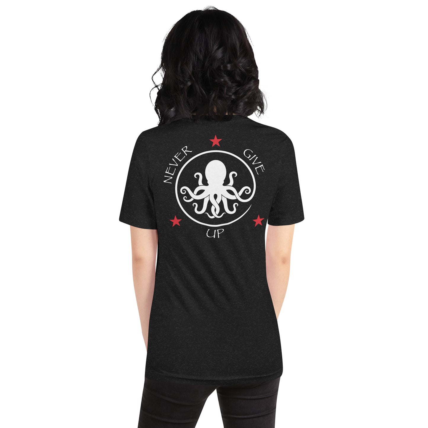 Women's "Never Give Up" t-shirt