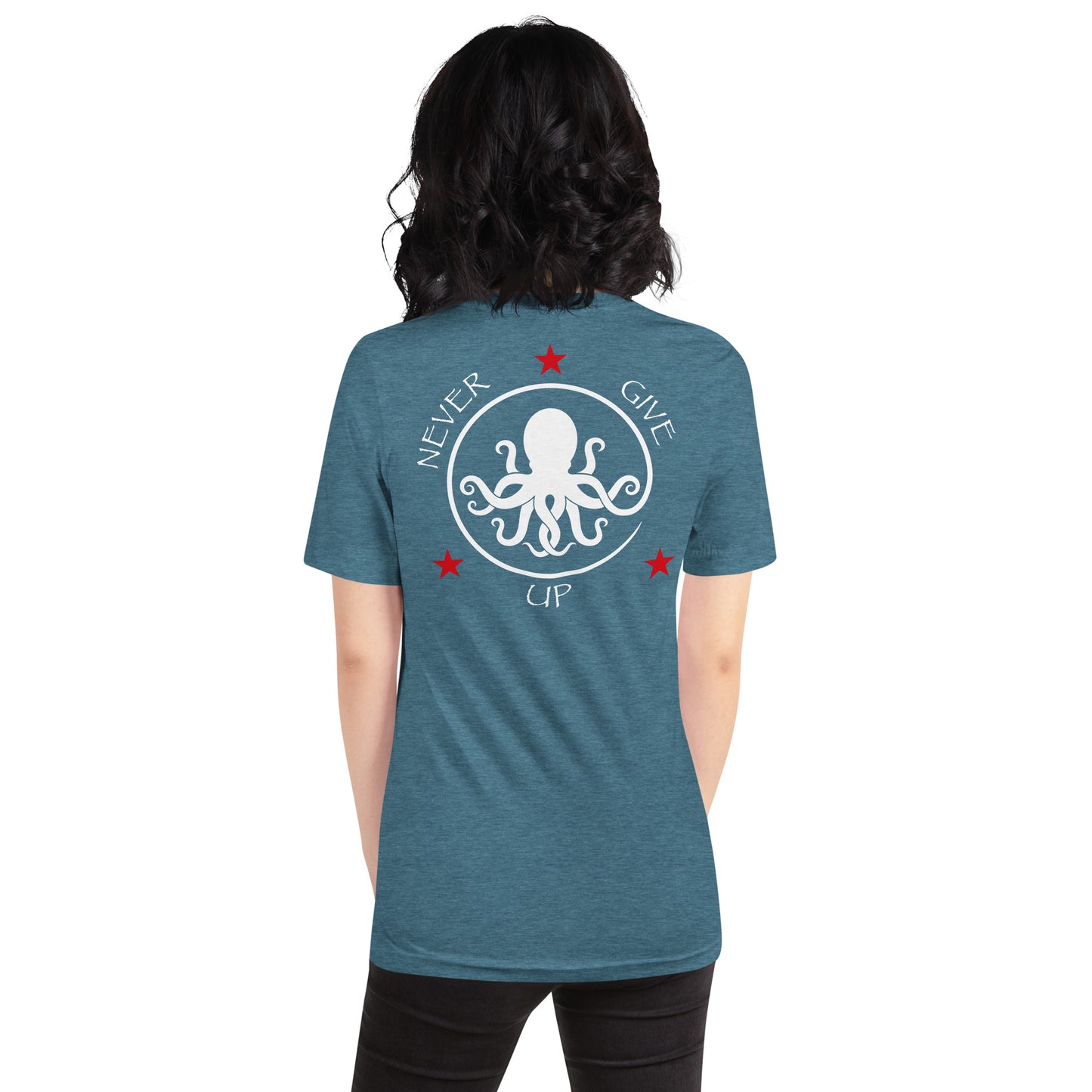 Women's "Never Give Up" t-shirt