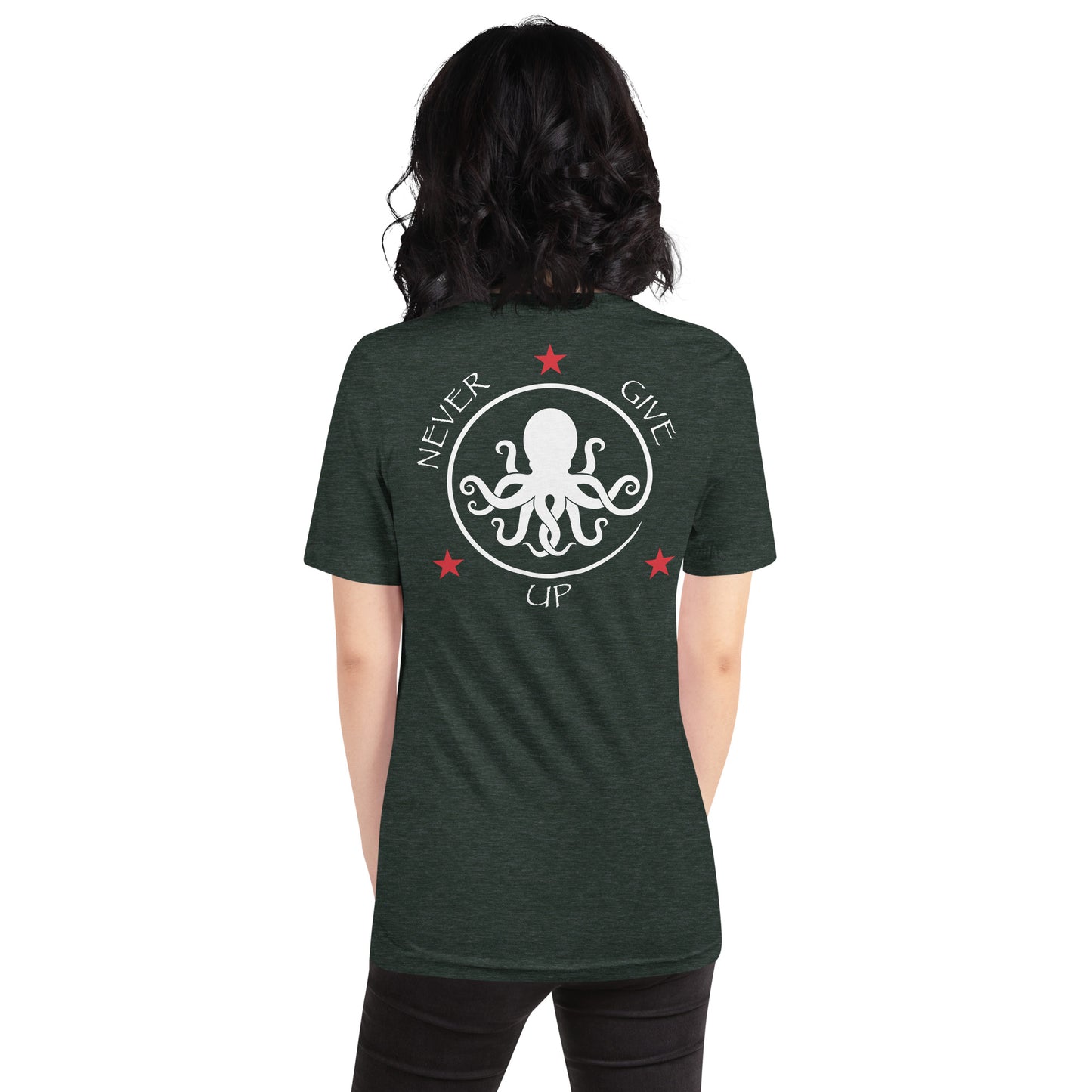 Women's "Never Give Up" t-shirt