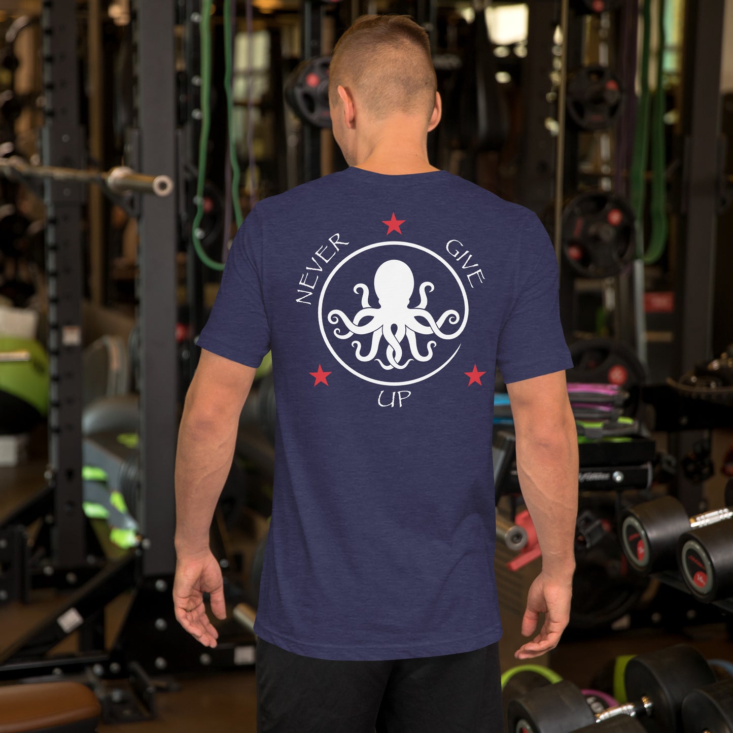 Men's "Never Give Up" t-shirt