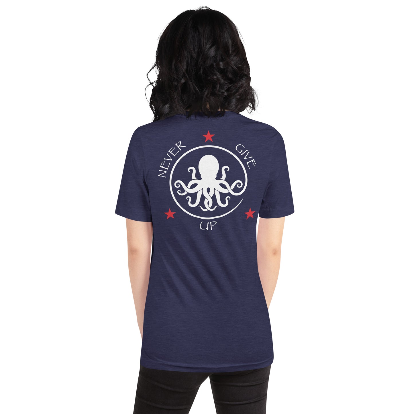 Women's "Never Give Up" t-shirt