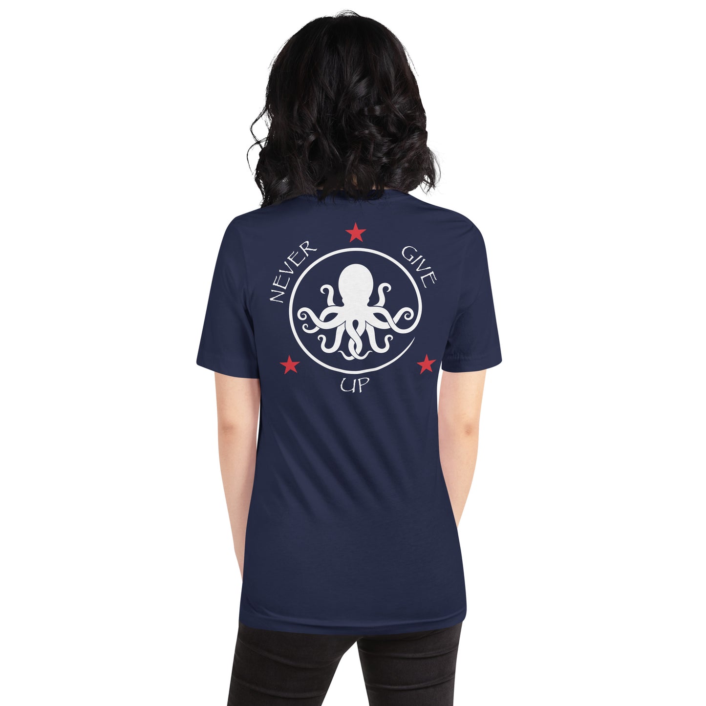 Women's "Never Give Up" t-shirt