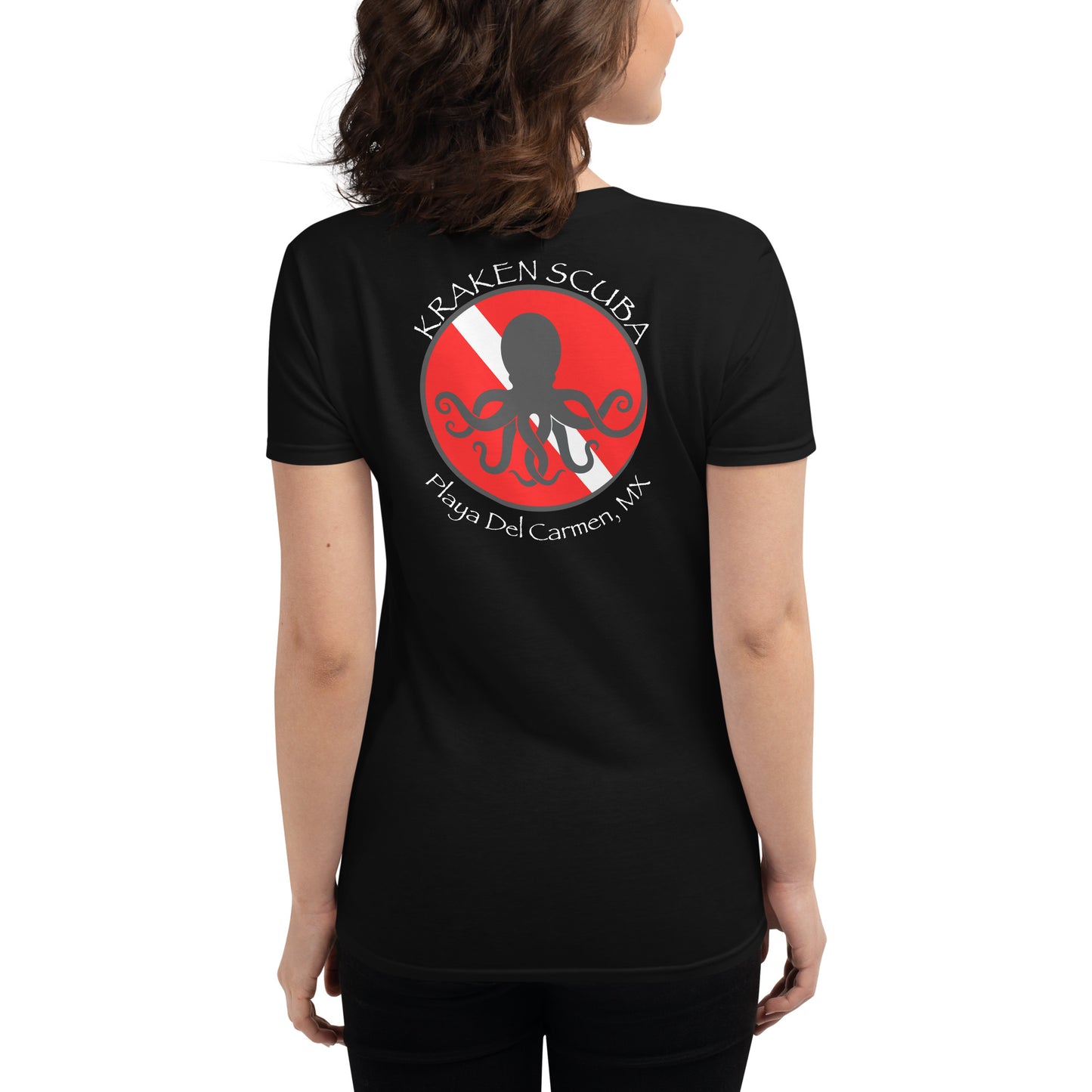 Women's signature Kraken Scuba t-shirt